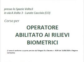 Corso Abilitazione Rilevatore Biometrico 2025